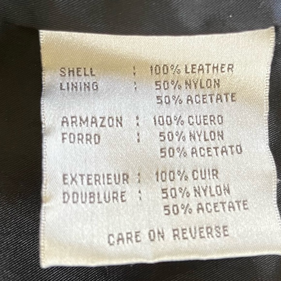 Vintage Nine West Black Leather Jacket M Petite - Picture 7 of 11